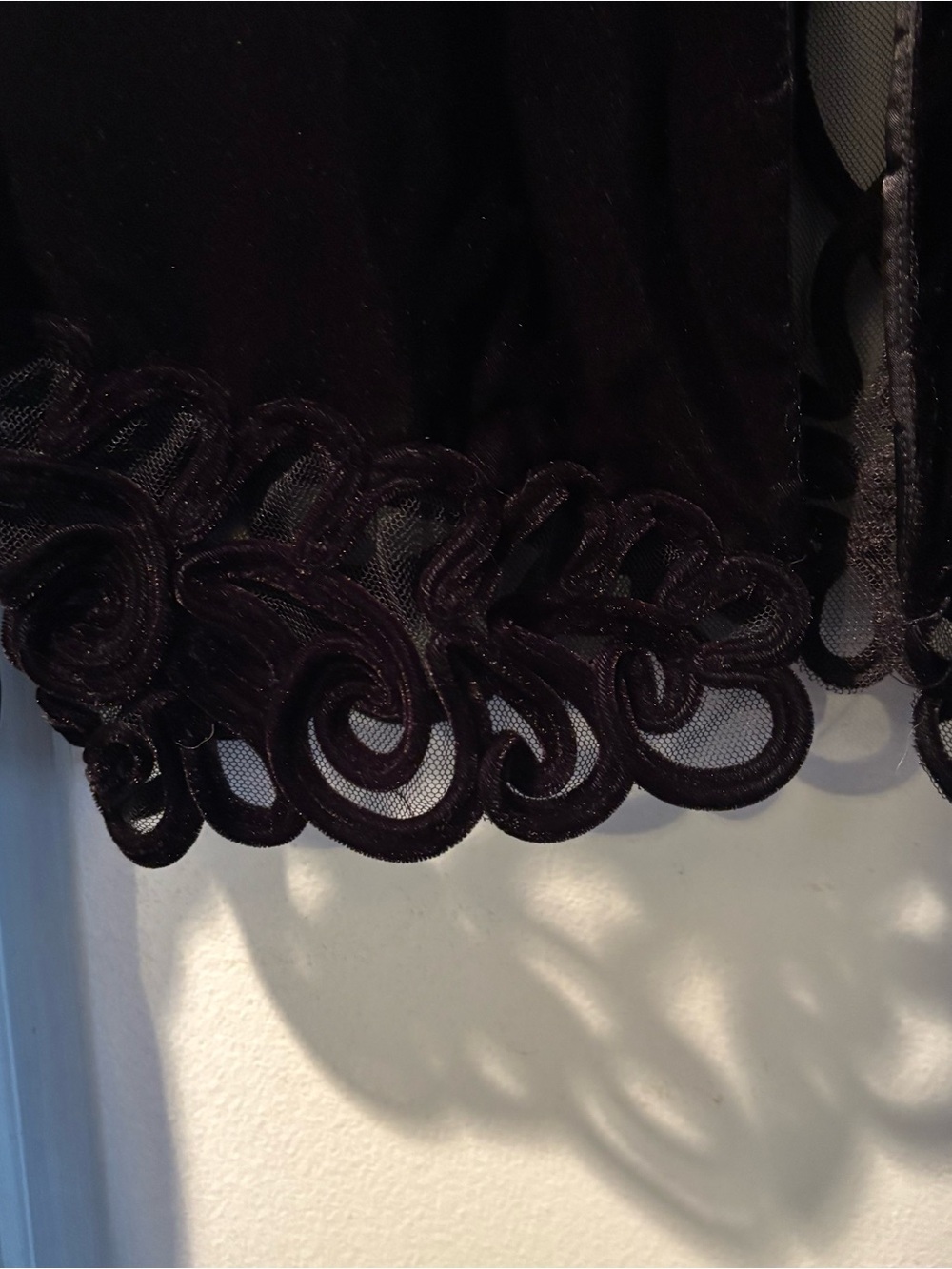 Vintage Victorian Velvet Black Bolero by Scott McClintock New Size 10 - Picture 4 of 5